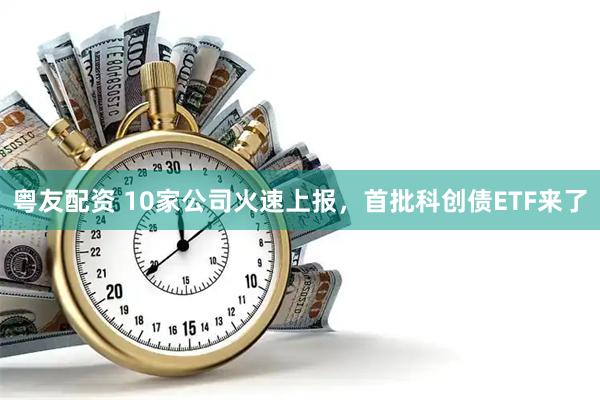 粤友配资 10家公司火速上报，首批科创债ETF来了
